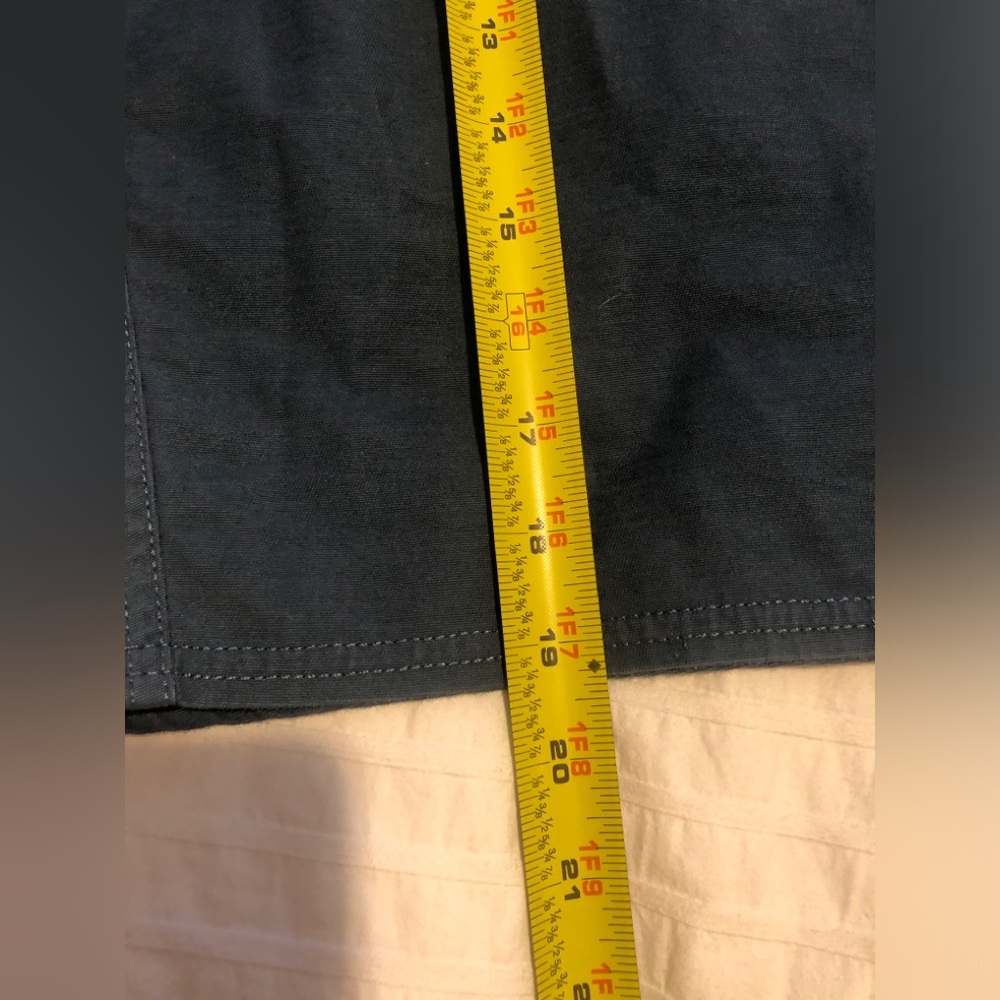 Roark Layover 2.0 Shorts Chino Mens 38 Blue Outdoor Travel Hiking Pockets RS288 - Picture 9 of 11